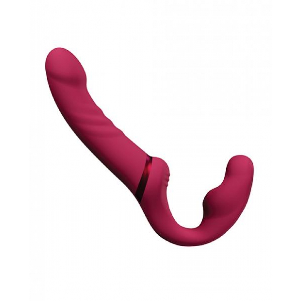 Lovense Lapis Vibrating Strapless Strap On - Pink - Strapless Strap-ons