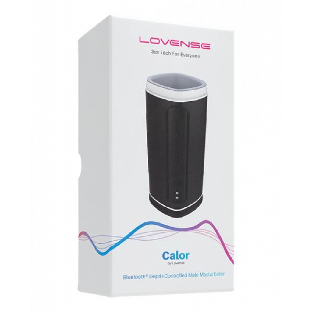 Lovense Calor Compact Heating Masturbator - Black - Fleshlight