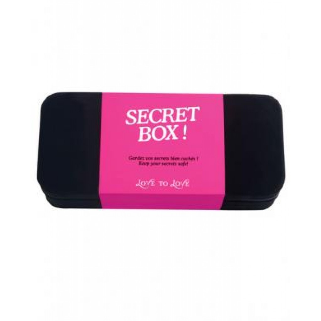 Love To Love Secret Box - Black - Storage