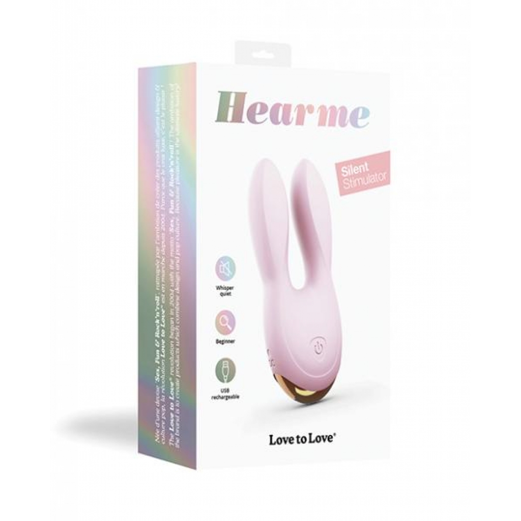 Love To Love Hear Me Flexible Ear Stim - Baby Pink - Clit Cuddlers