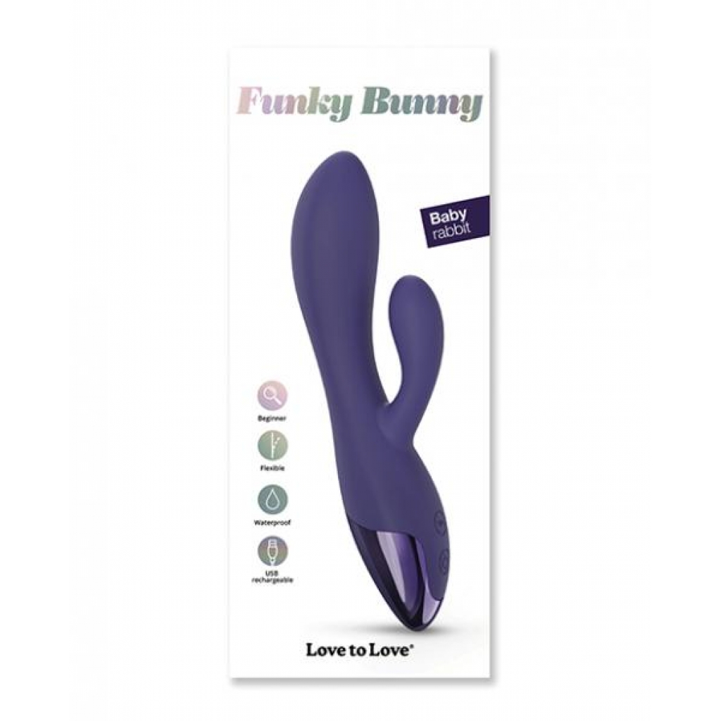 Love To Love Funky Bunny Small Rabbit - Midnight Indigo - Rabbit Vibrators