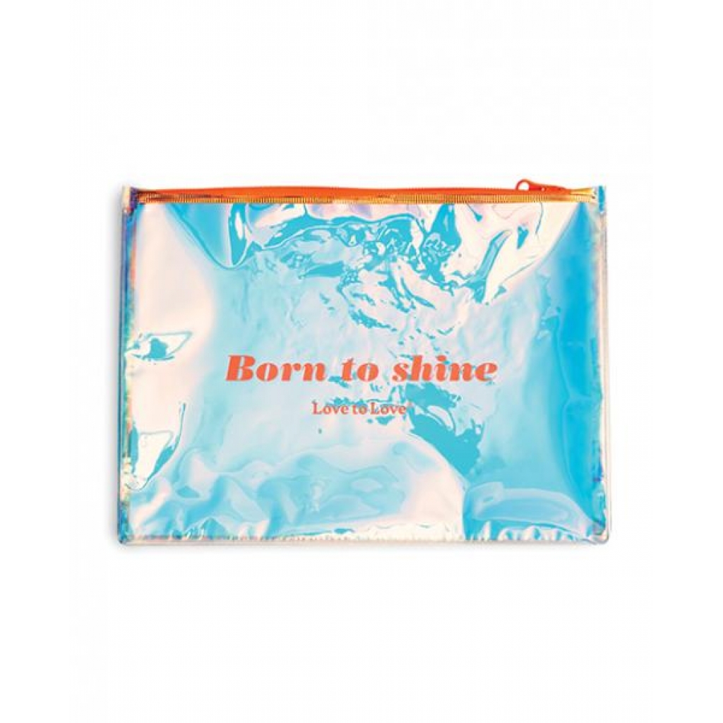 '=love To Love Born To Shine Pouch - Vivid Orange - Gift Wrapping & Bags