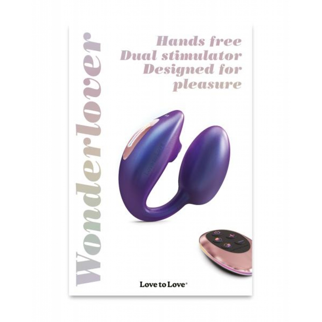 Love To Love Wonderlover Dual Stimulator - Iridescent Night - G-Spot Vibrators Clit Stimulators