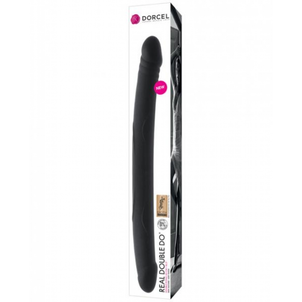 Dorcel Real Double Do 16.5 Inches Dong Black - Double Dildos