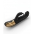 Dorcel G-Stormer Thrusting G-Spot Rabbit Vibrator Black Gold - Rabbit Vibrators