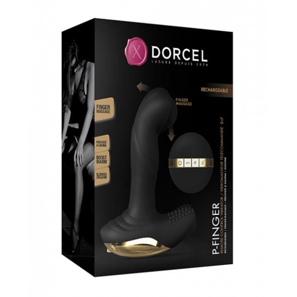 Dorcel P-finger Come Hither - Black/gold - Prostate Toys