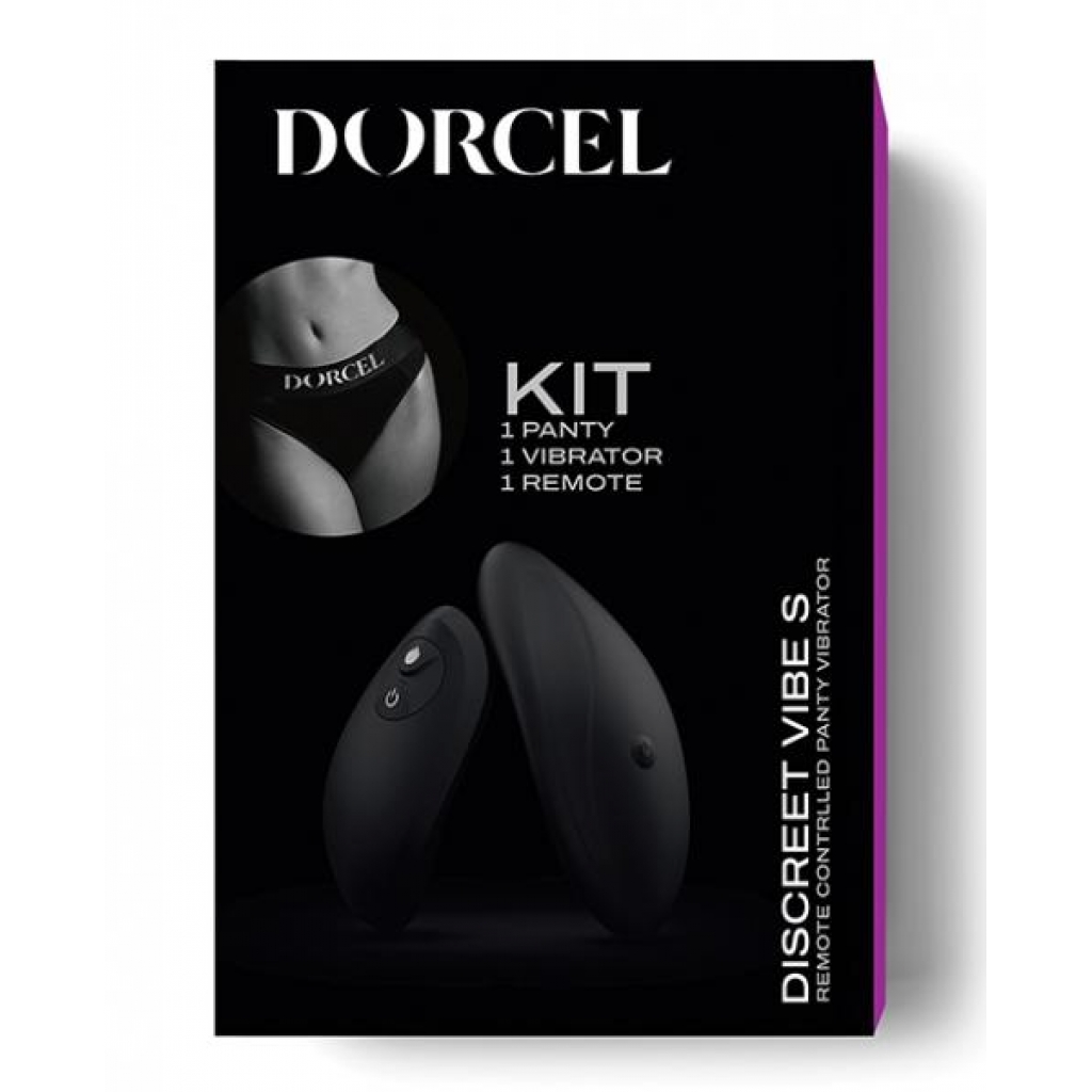 Dorcel Discreet Panty Vibe W/panty Xxl - Black - Vibrating Panties