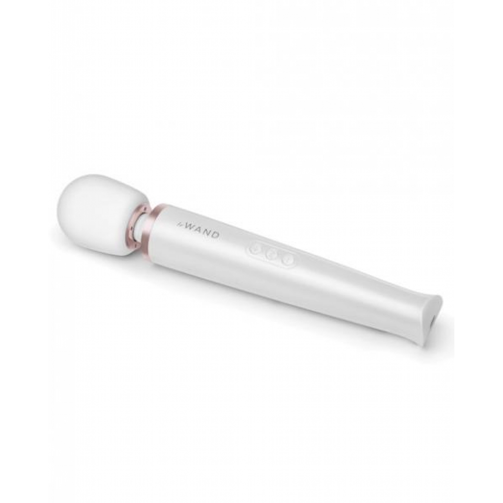 Le Wand Rechargeable Massager Pearl White - Body Massagers