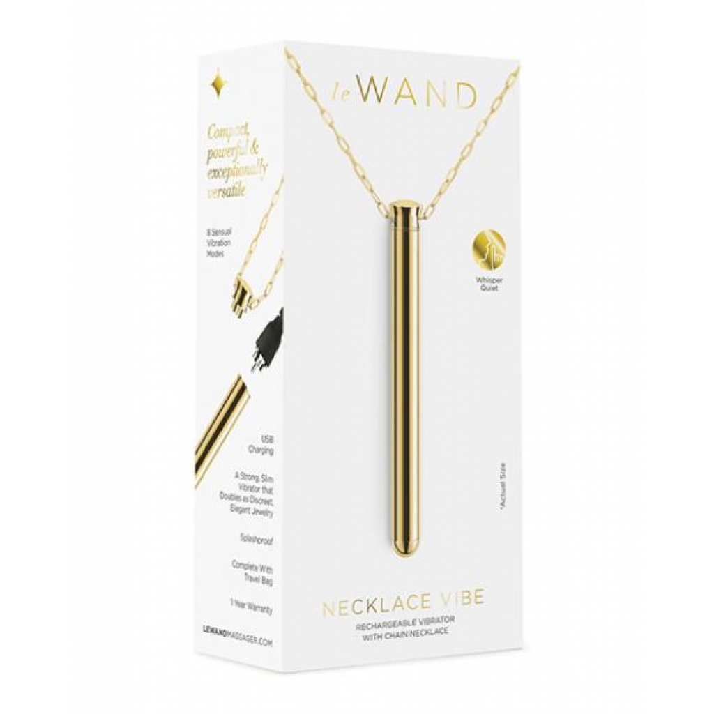 Le Wand Vibrating Necklace - Gold - Jewelry