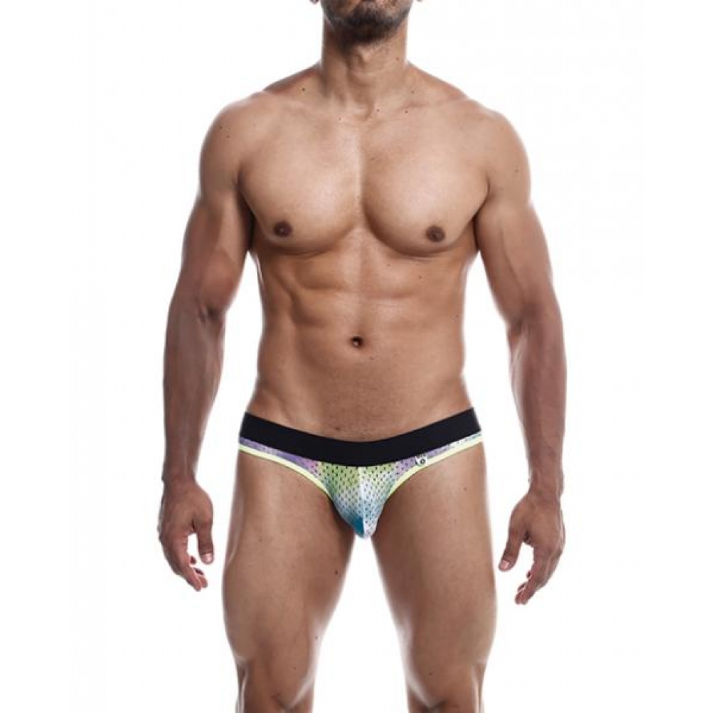 Male Basics Mob Aero Jock Green Dye Lg - Mens Underwear