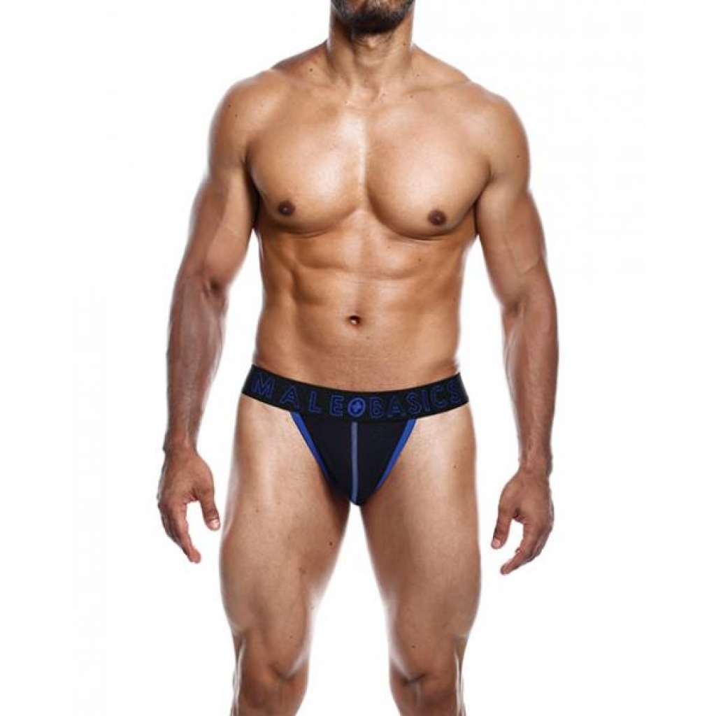 Male Basics Neon Thong Royal Lg - Mens Underwear