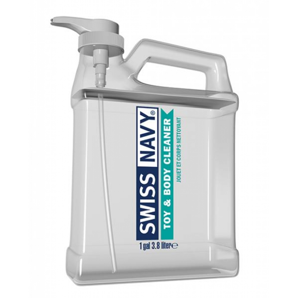 Swiss Navy Toy & Body Cleaner - 1 Gal Pump - Toy Cleaners