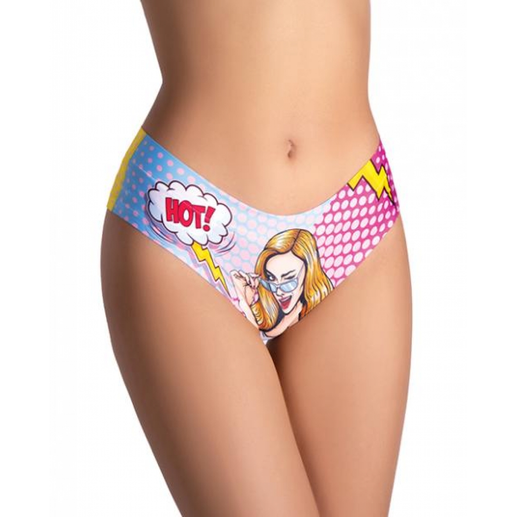 =mememe Comics Hot Girl Printed Slip Lg - Babydolls & Slips