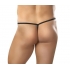 Male Power Posing Thong Black O/S - Mens Underwear