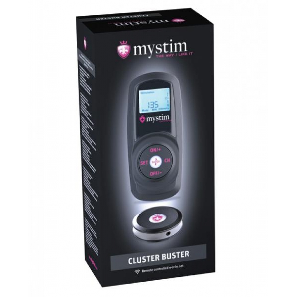 Mystim Cluster Buster Wireless Estim Starter Kit - Electrostimulation