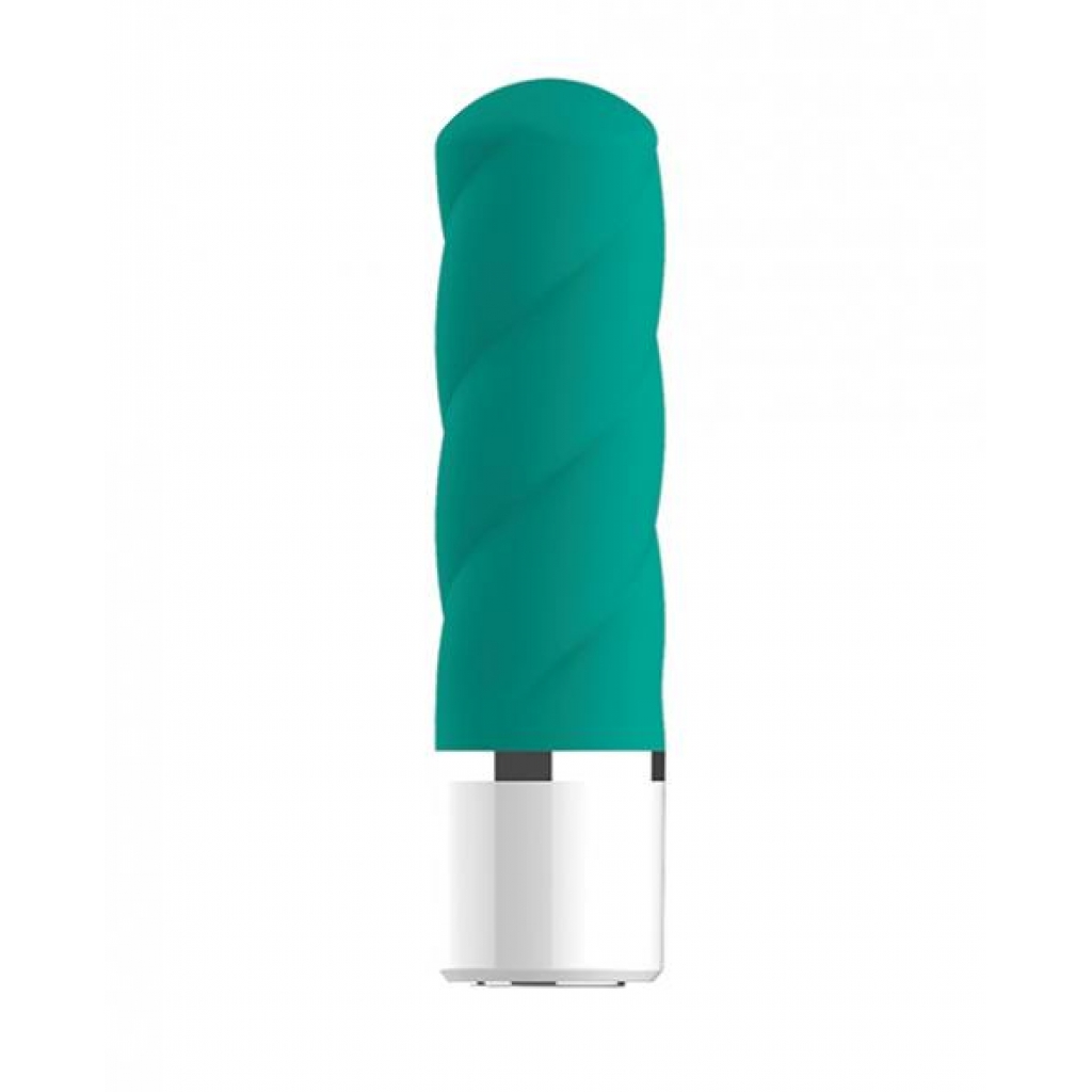 Nobu Mini Siera Twisted Bullet - Teal - Bullet Vibrators