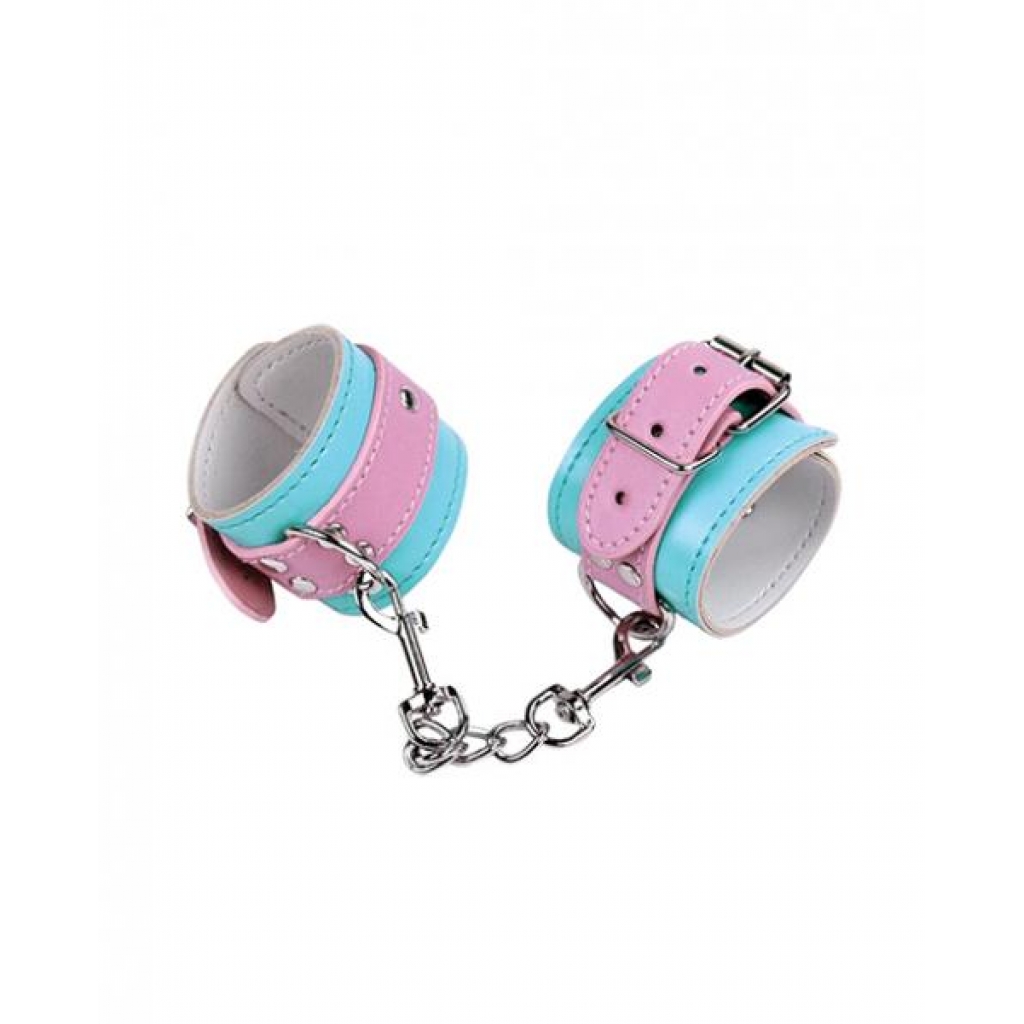 Nobu Fetish Handcuffs - Pink/blue - Handcuffs