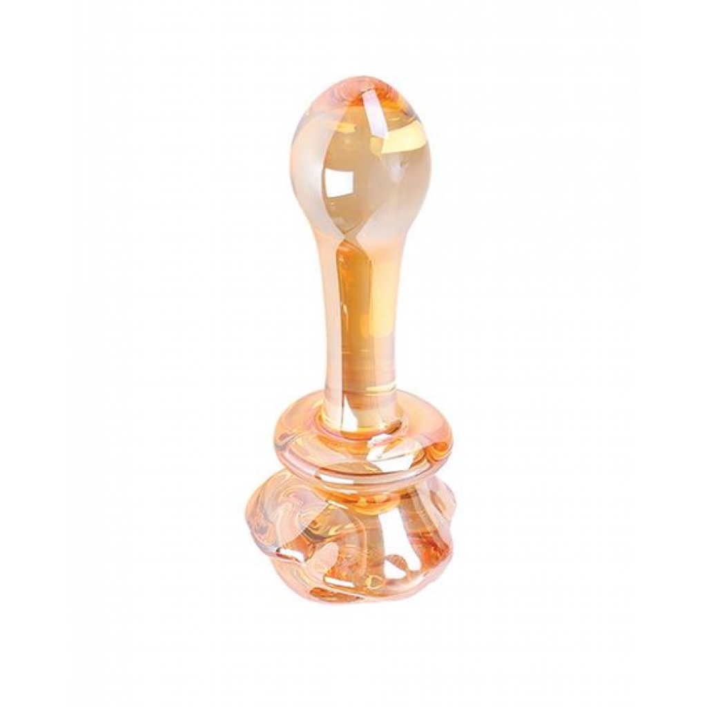 Nobu Honey Rosebud - Amber - Exquisite Glass Pleasure