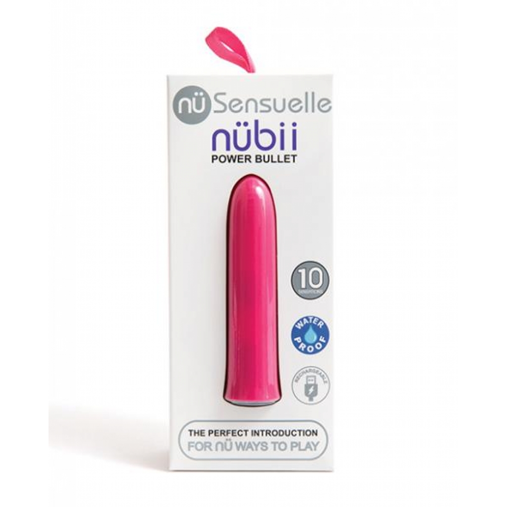 Nu Sensuelle Nubii 15 Function Bullet - Blush Pink - Bullet Vibrators