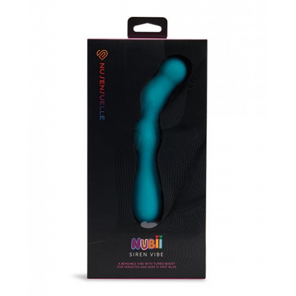 Nu Sensuelle Siren Nubii G-spot Vibe W/hinge - Blue - G-Spot Vibrators