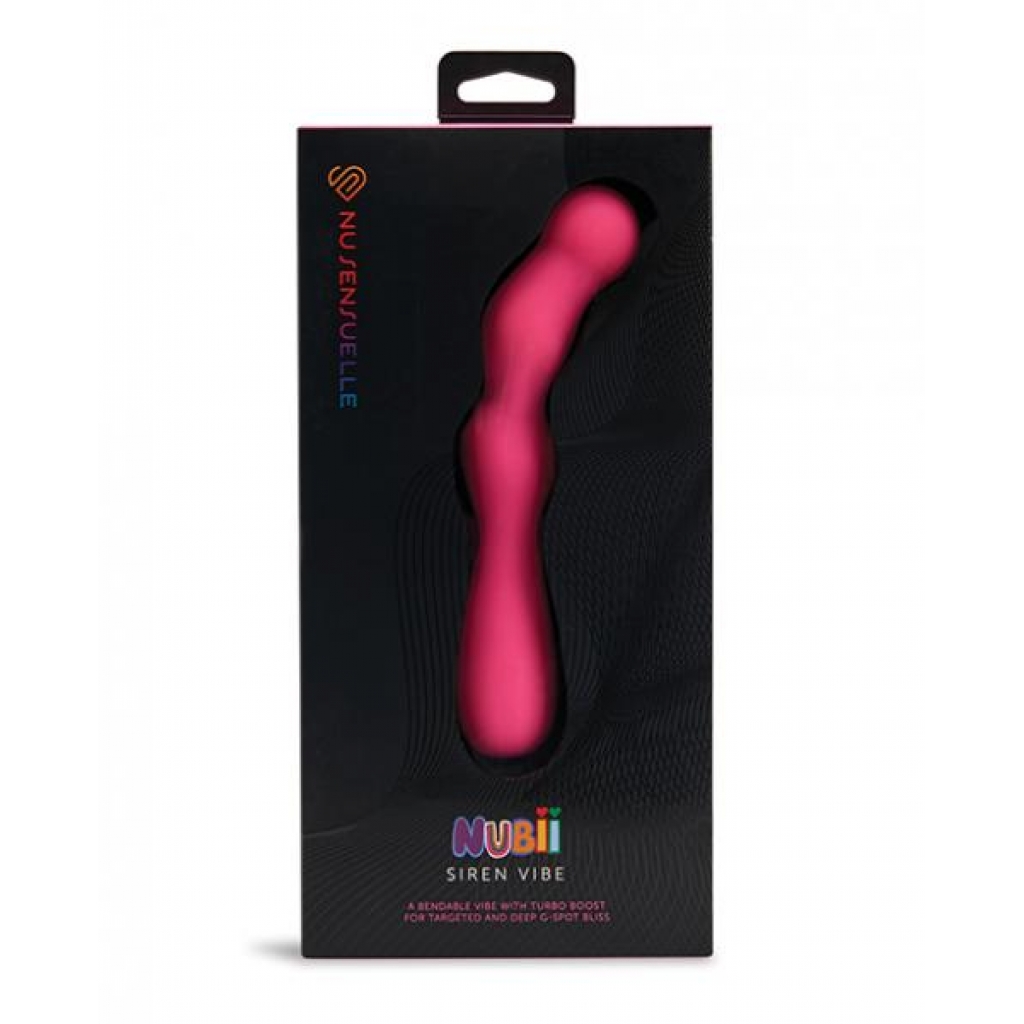 Nu Sensuelle Siren Nubii G-spot Vibe W/hinge - Pink - G-Spot Vibrators