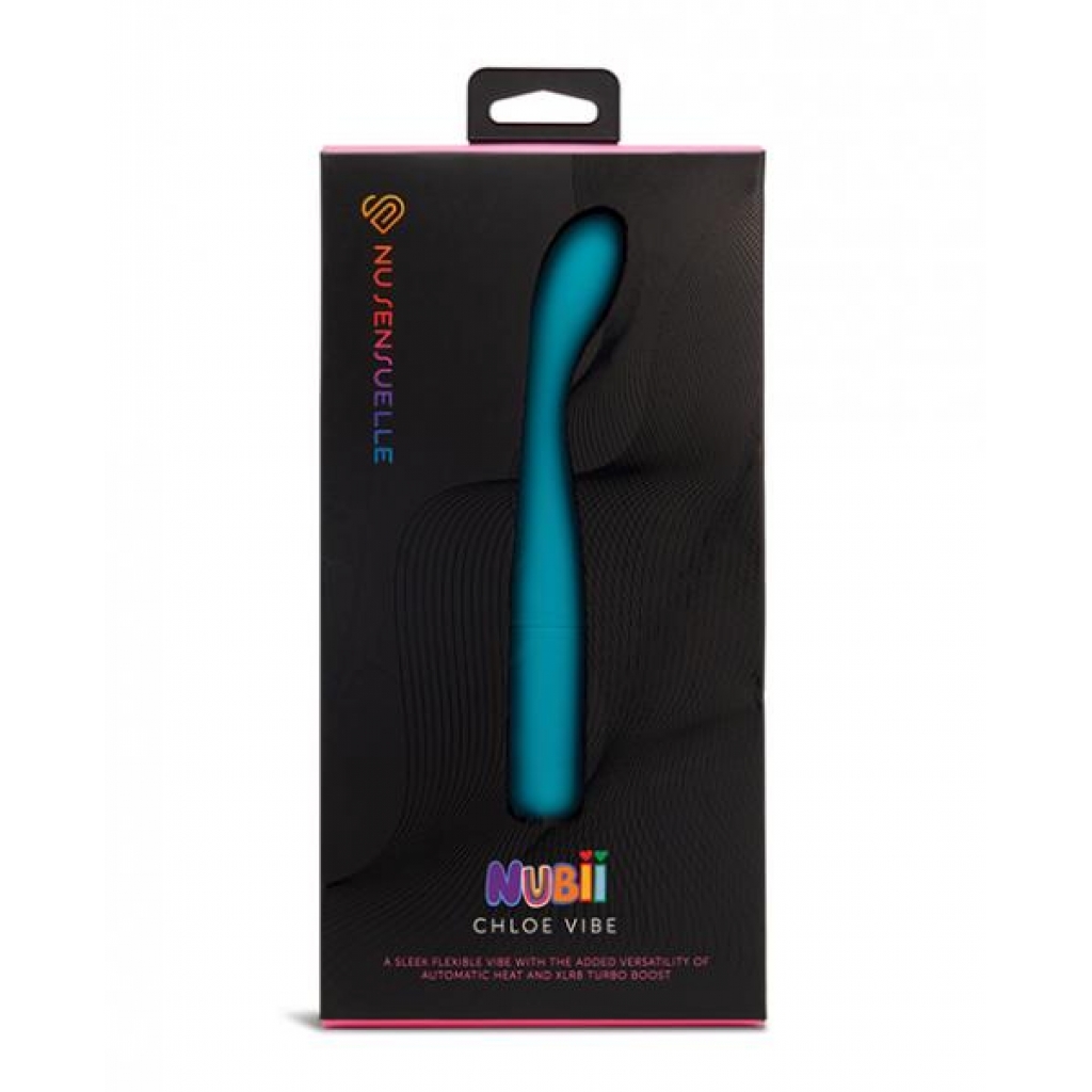 Nu Sensuelle Chloe Nubii G-spot Vibe W/turbo & Heat - Blue - G-Spot Vibrators