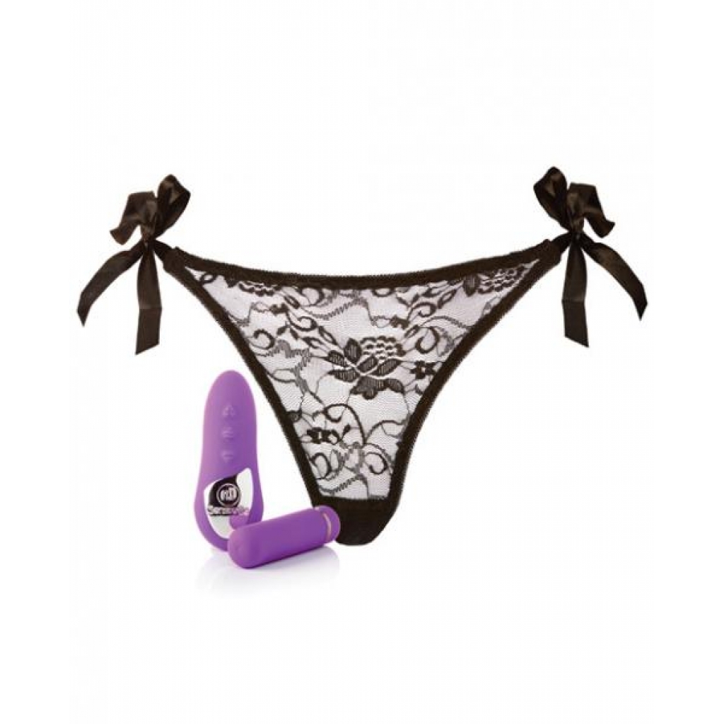 Sensuelle Pleasure Panty Bullet Remote Control Purple - Vibrating Panties