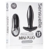 Sensuelle Remote Control Rechargeable Mini Plug Black - Anal Plugs