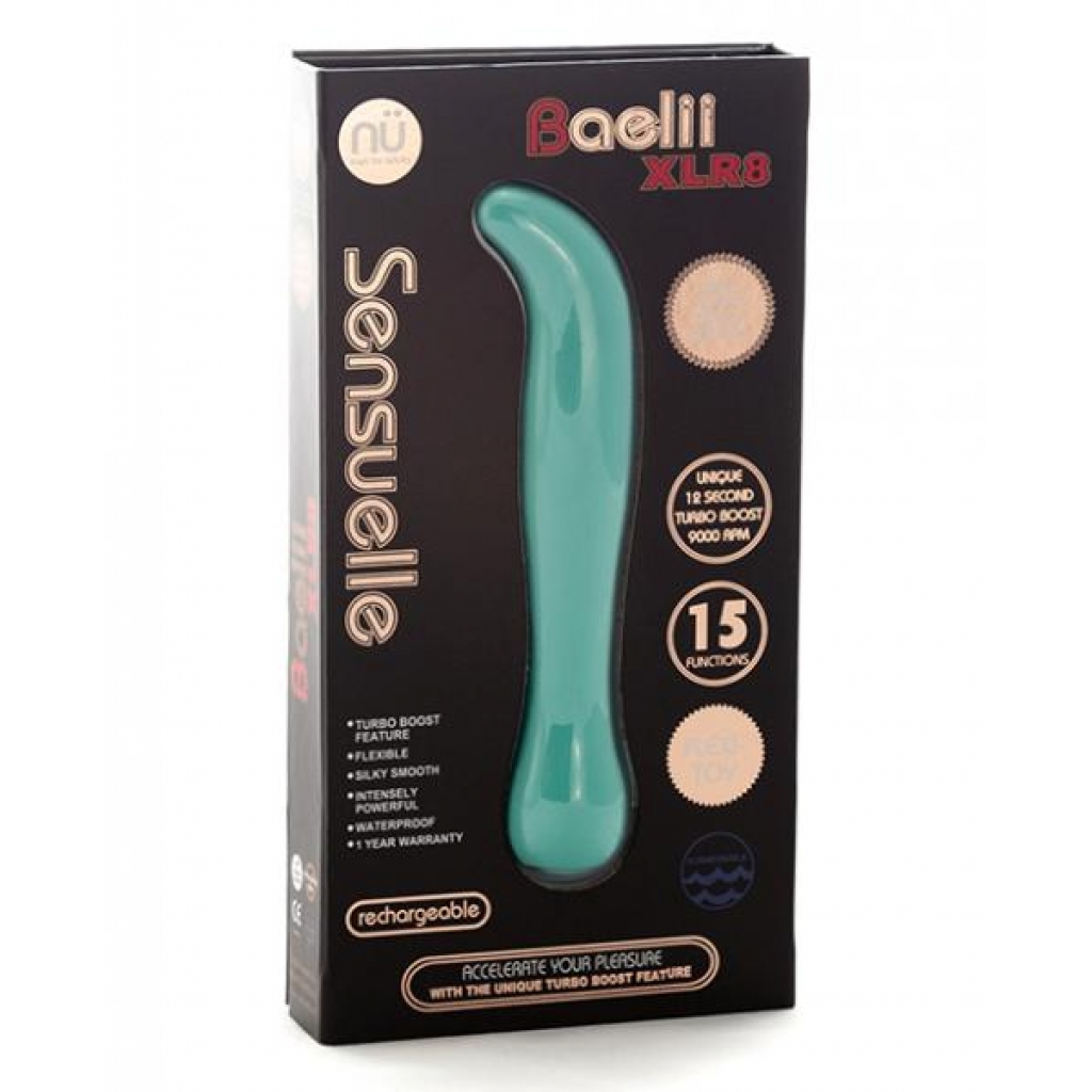 Sensuelle Baelii Flexible G Spot Xlr8 Turbo Boost - Electric Blue - G-Spot Vibrators