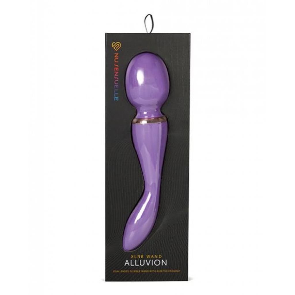 Nu Sensuelle Alluvion Xlr8 Wand - Purple - Modern Vibrators