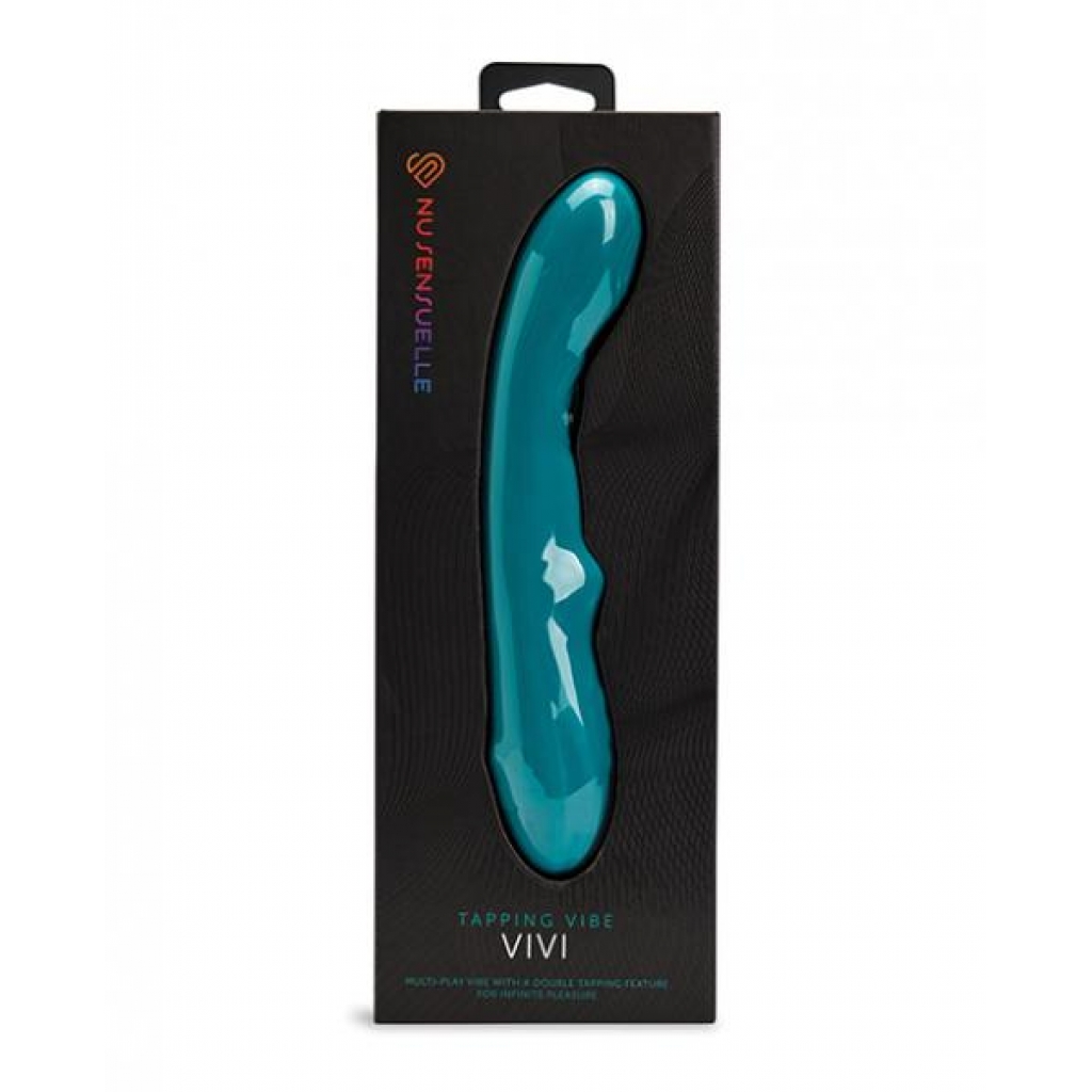 Nu Sensuelle Vivi Double Tapping Vibe - Emerald Green - G-Spot Vibrators