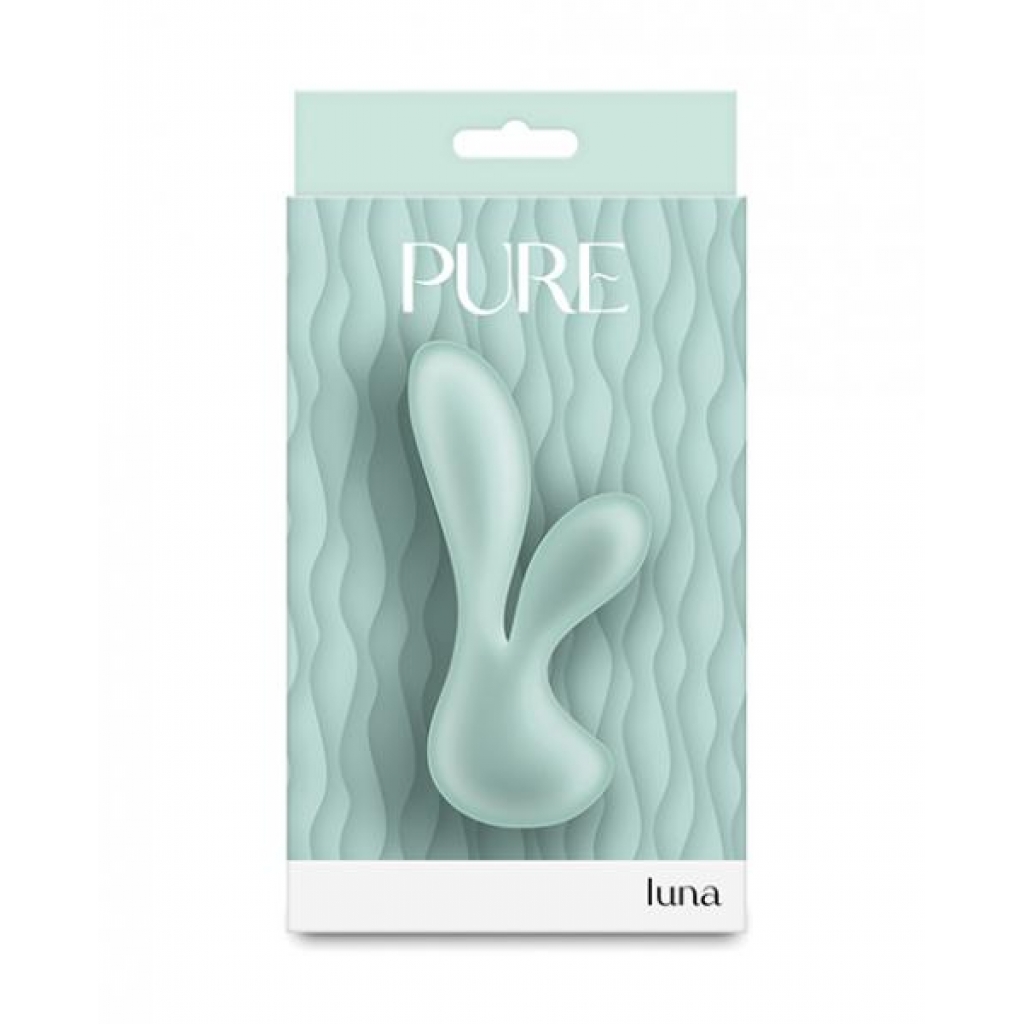 Pure Luna Petite Rabbit Vibrator  - Teal - G-Spot Vibrators Clit Stimulators