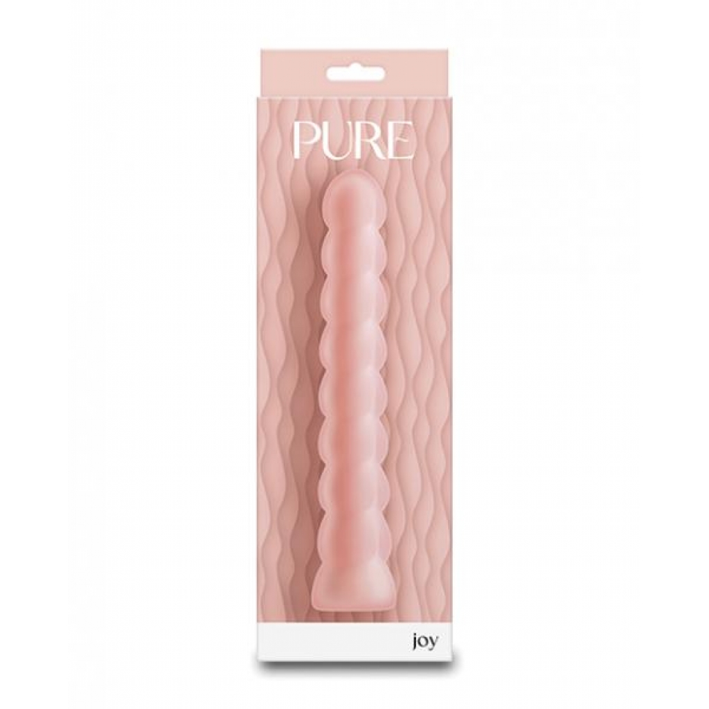 Pure Joy Textured Vibrator - Peach - Traditional