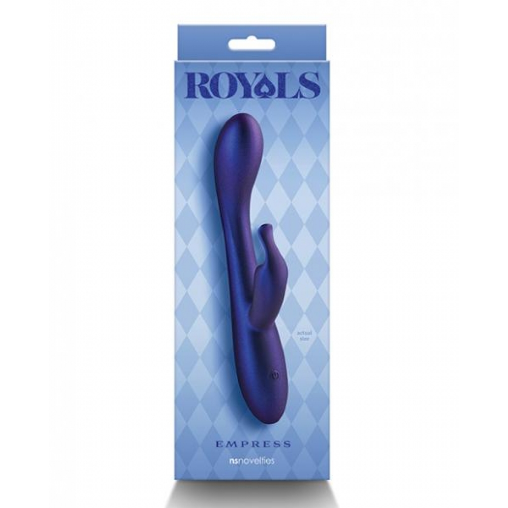 Royals Empress - Metallic Blue - Rabbit Vibrators