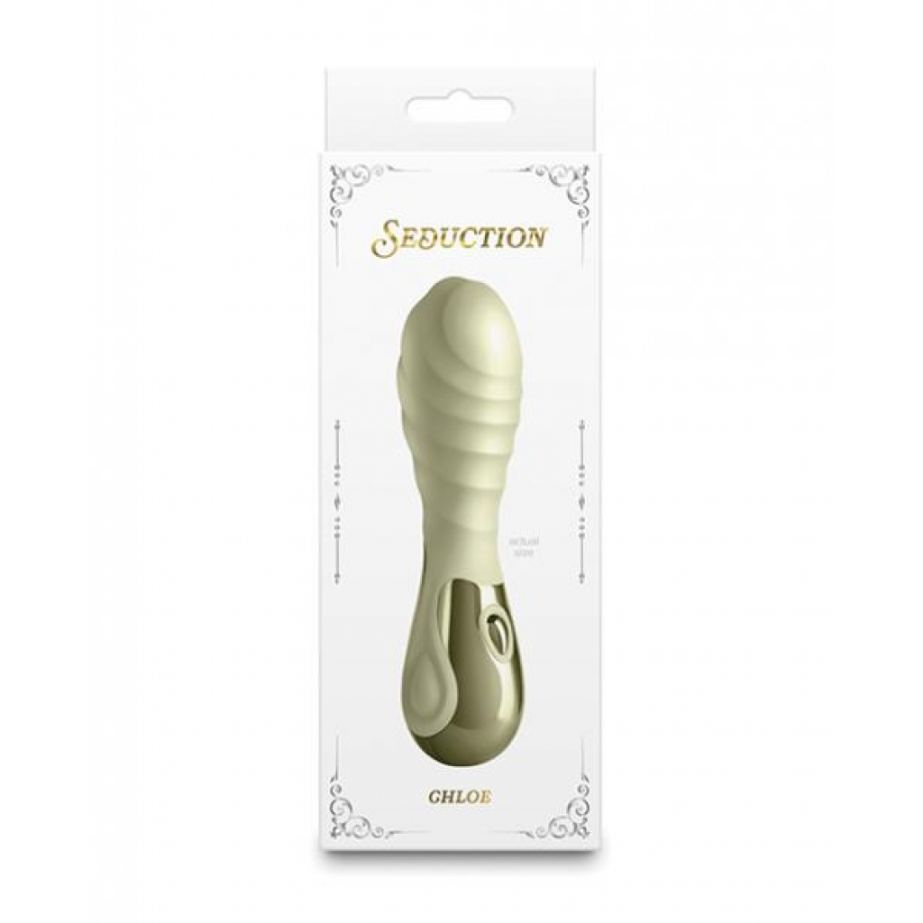 Seduction Chloe - Metallic Cream - Modern Vibrators