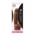 Colours Dual Density 5 inches Dildo Brown - Realistic Dildos & Dongs