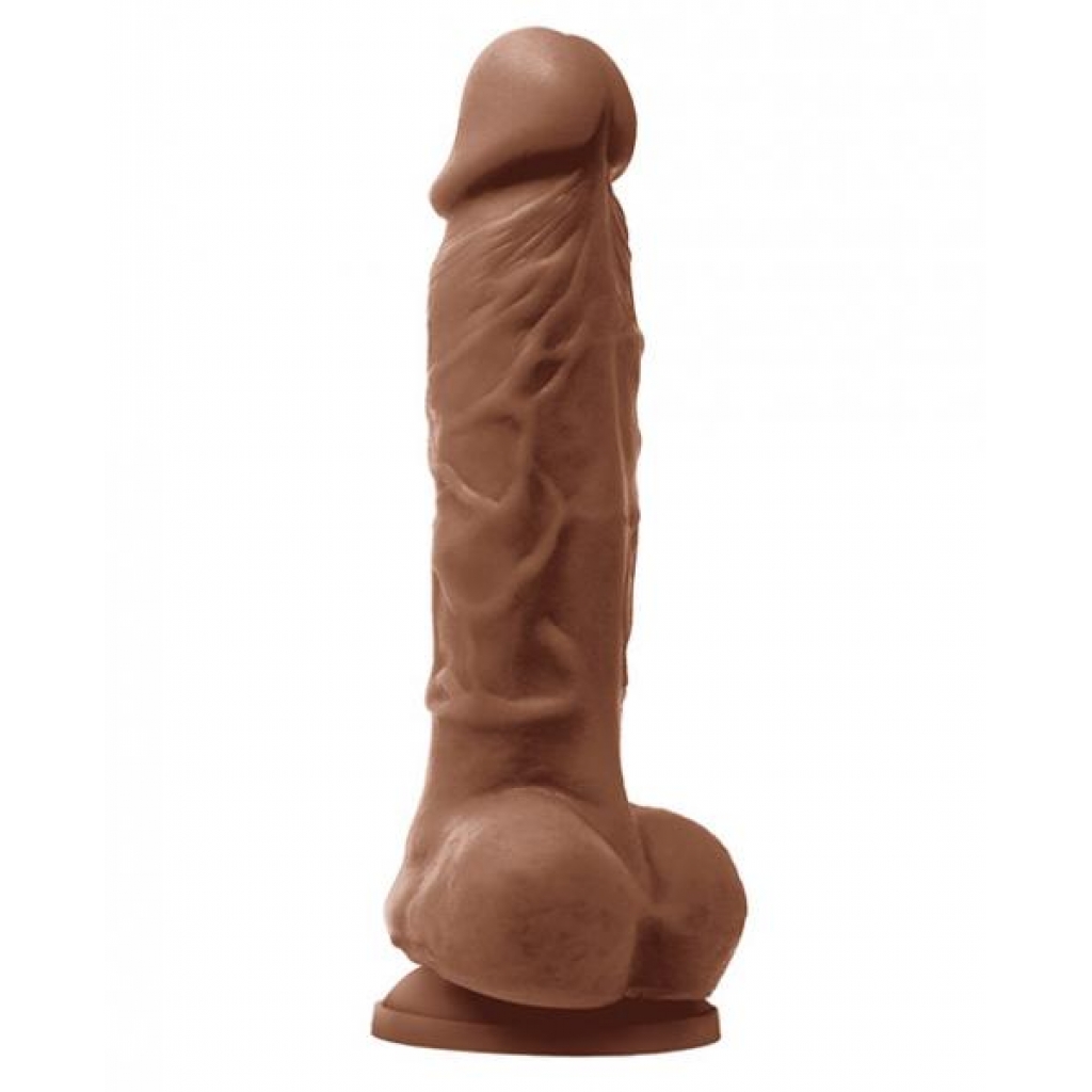 Colours Pleasures 5-Inch Silicone Dildo - Brown