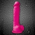 Colours Pleasures 8 inches Silicone Dildo - Pink - Realistic Dildos & Dongs