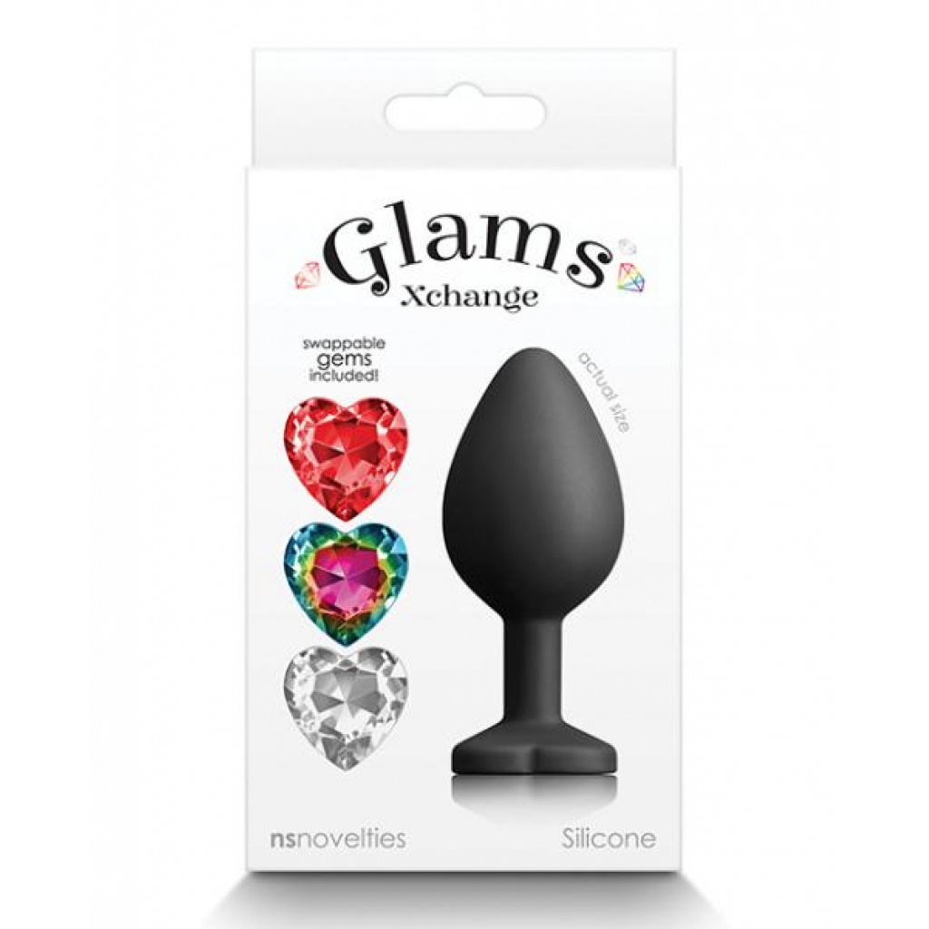 Glams Xchange Heart Gem - Medium - Anal Plugs