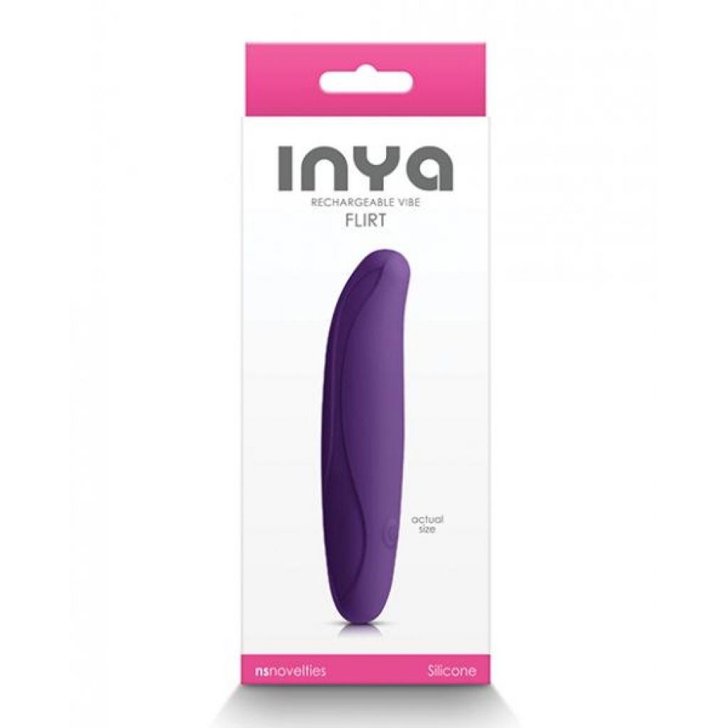 Inya Flirt - Dark Purple - Palm Size Massagers