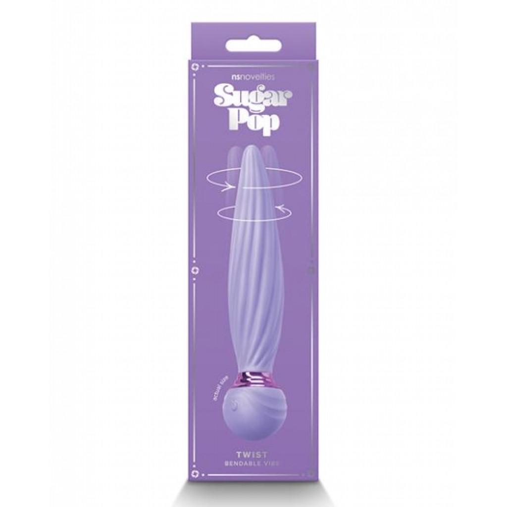 Sugar Pop Twist Bendable Vibe - Purple - Body Massagers