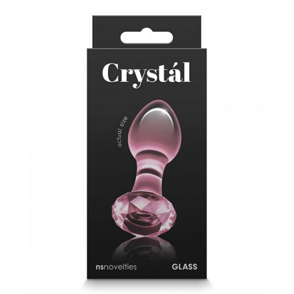 Crystal Gem Butt Plug - Pink - Anal Plugs