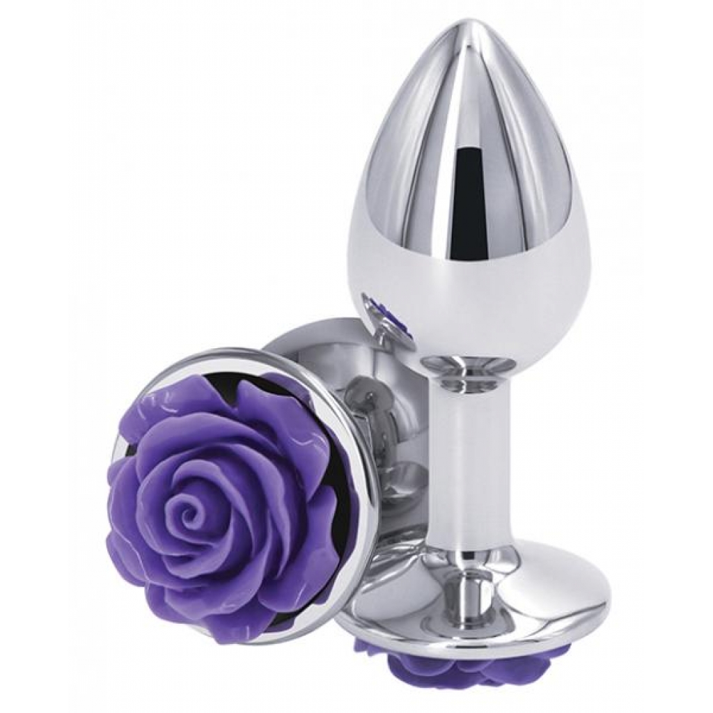 Rear Assets Small - Purple Rose - Anal Plugs