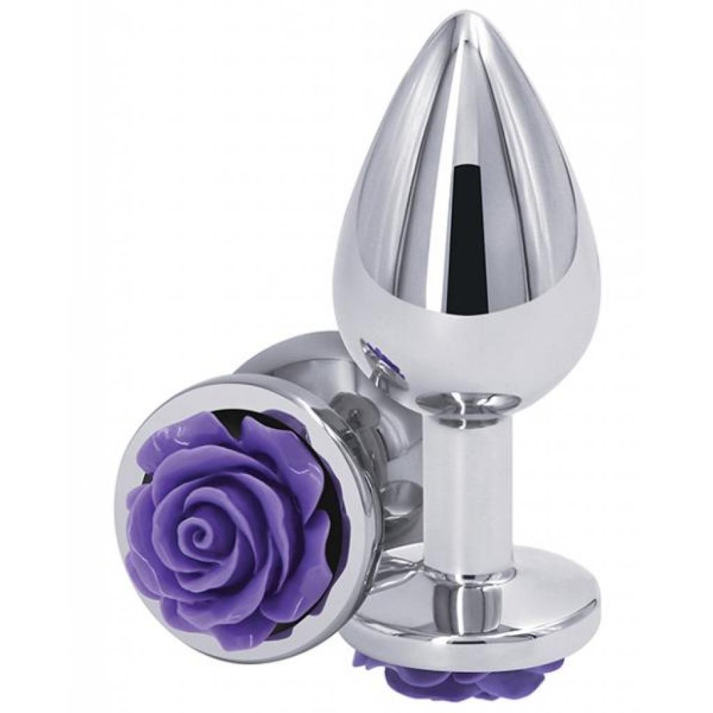 Rear Assets Medium - Purple Rose - Anal Plugs