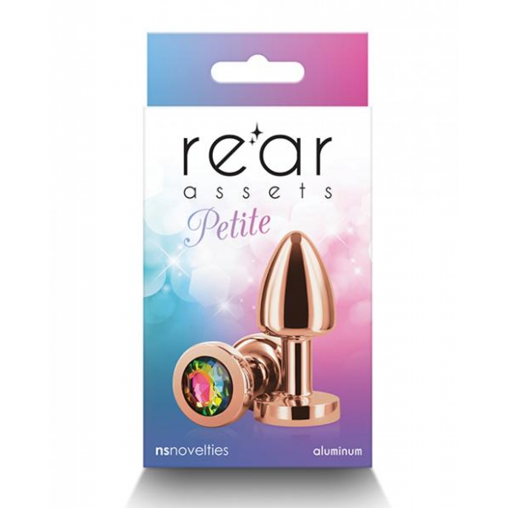 Rear Assets Rose Gold Petite - Rainbow - Anal Plugs