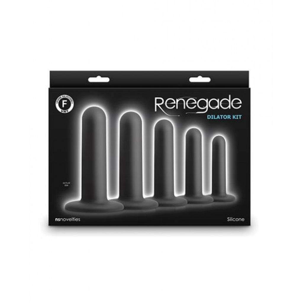 Renegade Dilator Kit - Black - Anal Trainer Kits