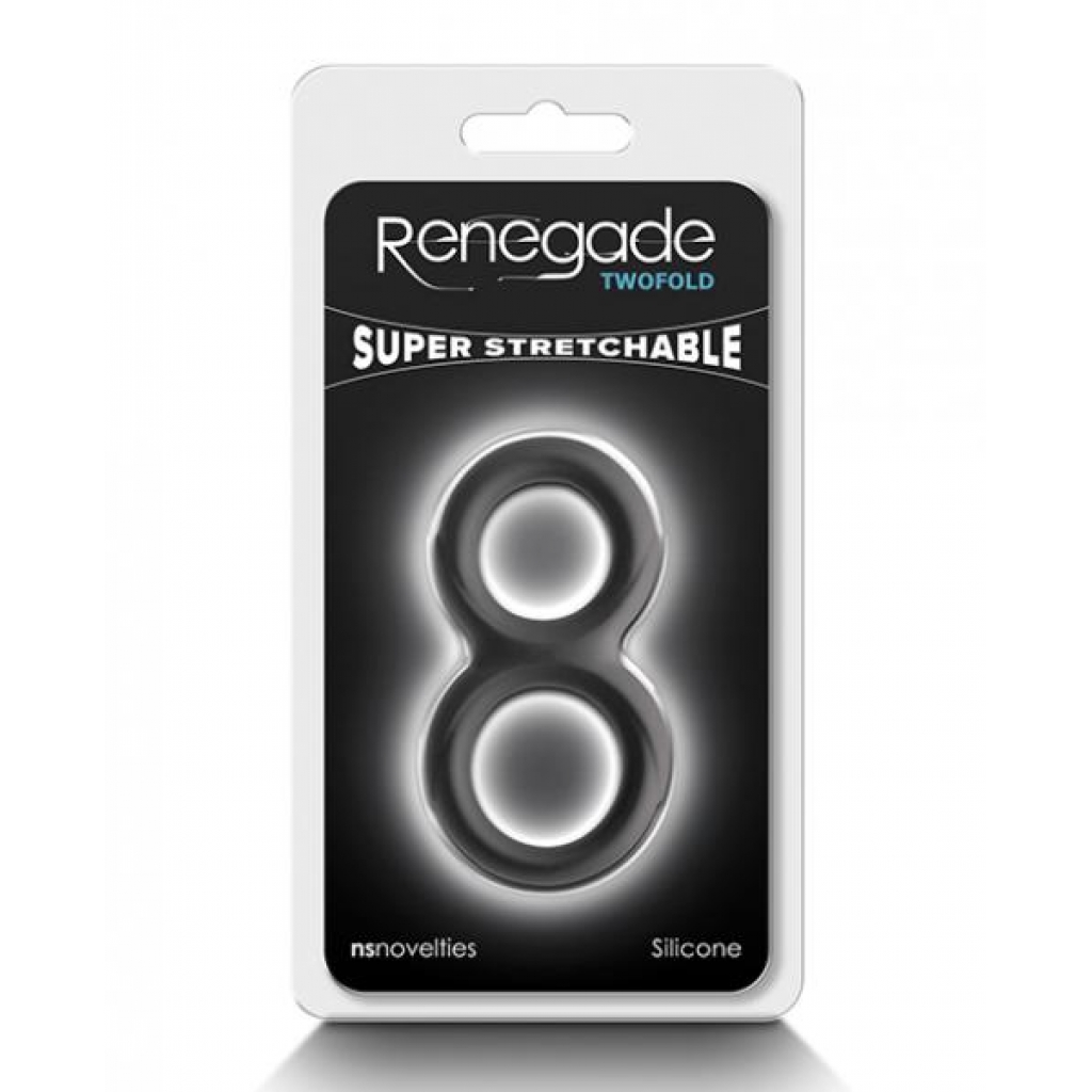 Renegade Twofold - Black - Classic Penis Rings