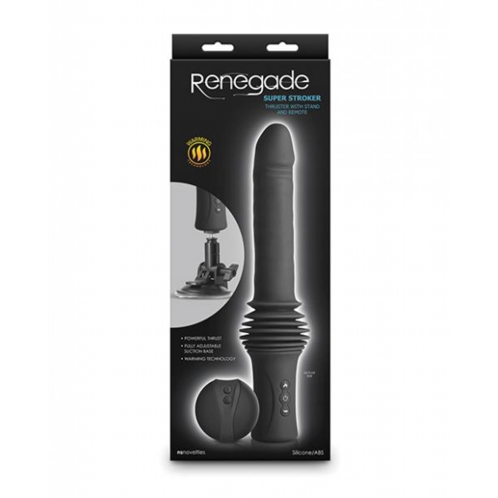 Renegade Super Stroker - Black - Realistic