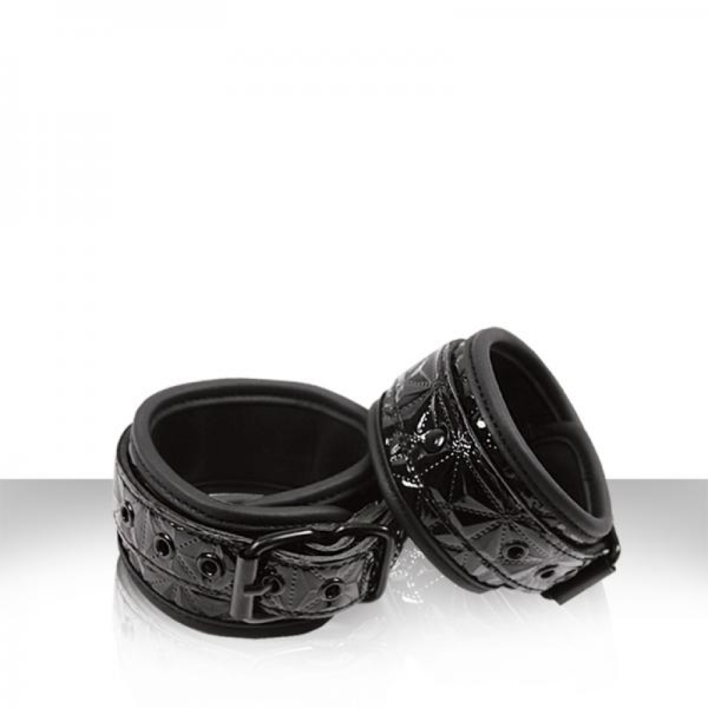 Sinful Black Ankle Cuffs - Ankle Cuffs