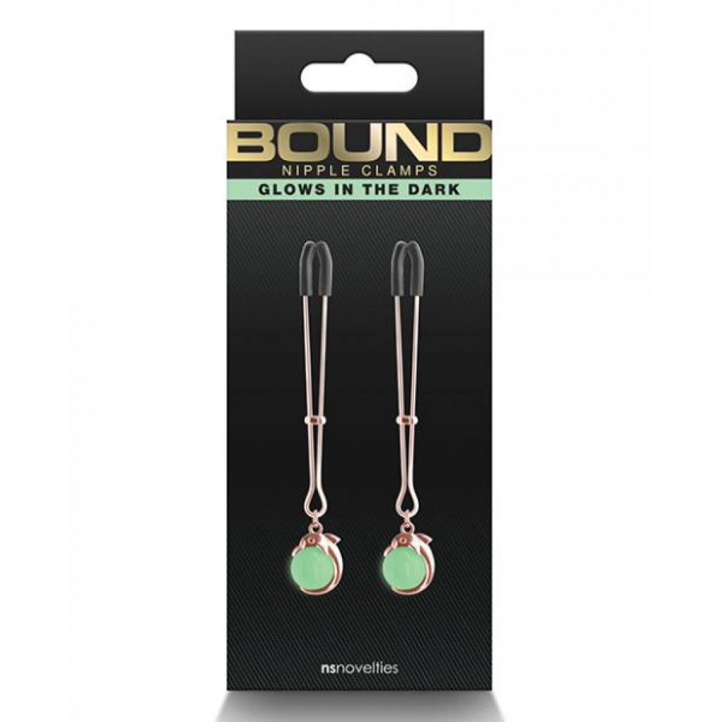 Bound G1 Nipple Clamps - Rose Gold - Nipple Clamps